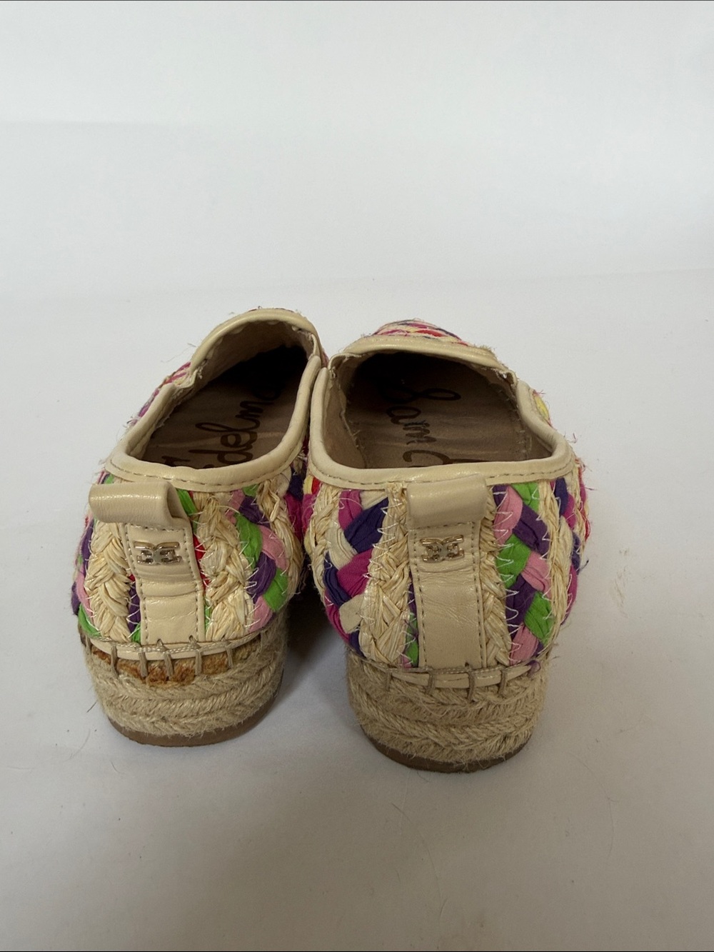 Sam Edelman Multicolor Braided Espadrille Slip-Ons - Picture 8 of 11